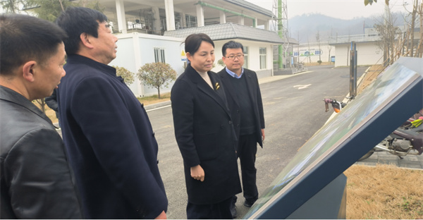 商南縣委副書記、縣長劉華到水環(huán)境公司商南縣污水處理廠調(diào)研.jpg